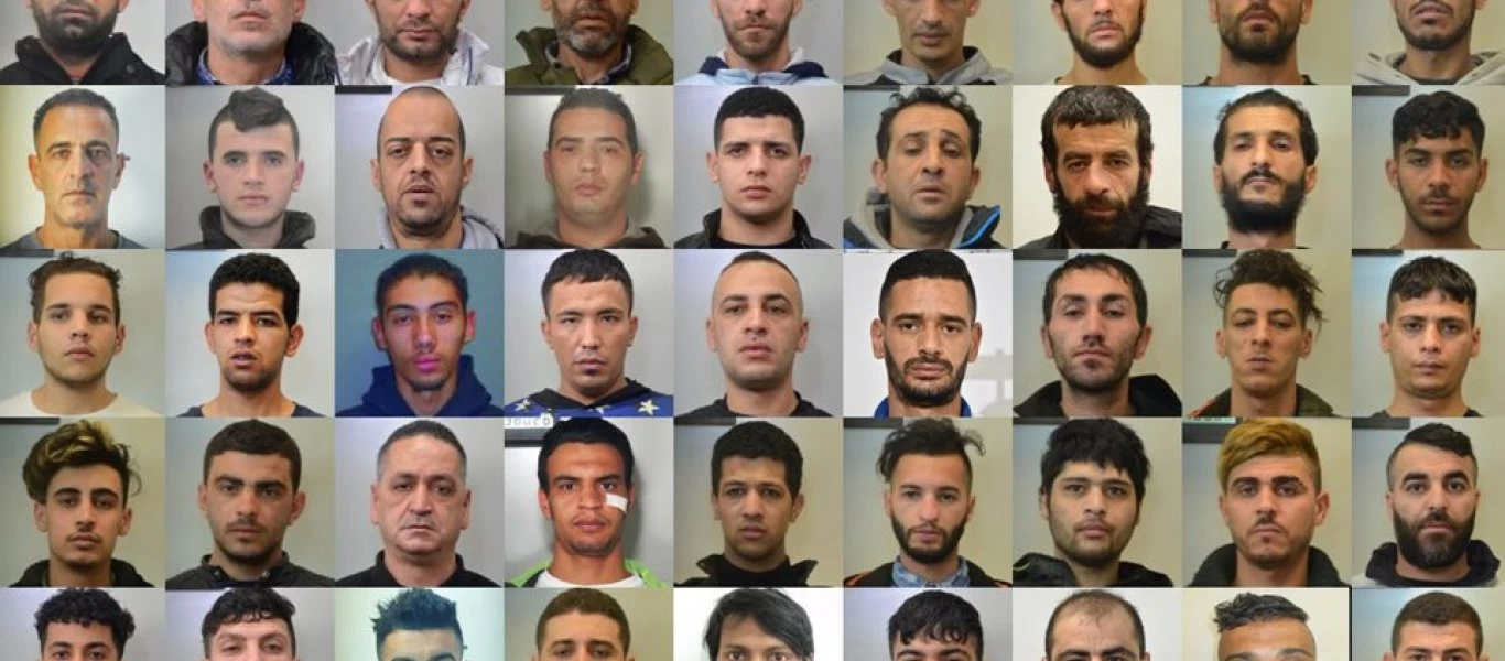 Δείτε τα 57 μέλη σπείρας των αλλοδαπών που διέπρατταν ληστείες στο κέντρο της Αθήνας με θύματα ανυπεράσπιστους πολίτες